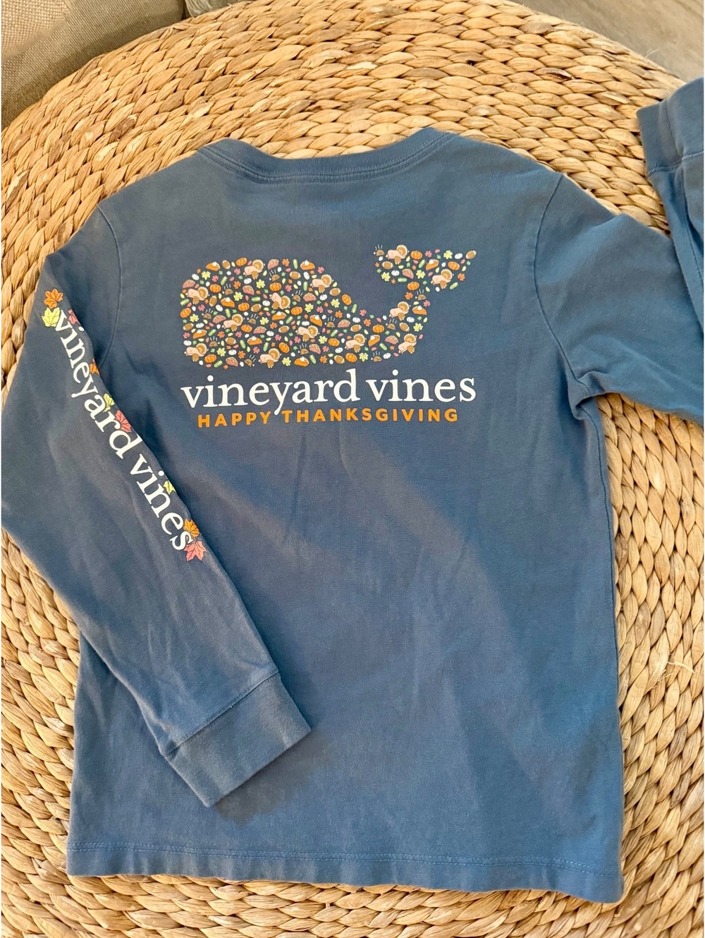 Vineyard Vines Thanksgiving Tee Sz 6 Years EUC